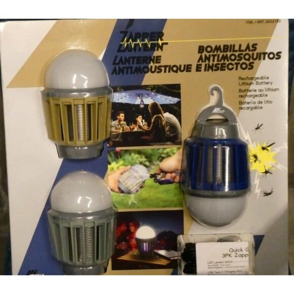 Bug Zapper Outdoor Electric, USB-C Rechargeable Mosquito Killer Lantern - Picture 2 of 2